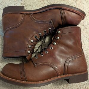 Red Wing Iron Rangers In Amber Harness - Size 8.5d (Kilties Included)
